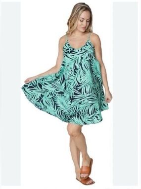 INGEAR Resort Bohemian Wear Flowing Sundress Spaghetti Straps Size S/M